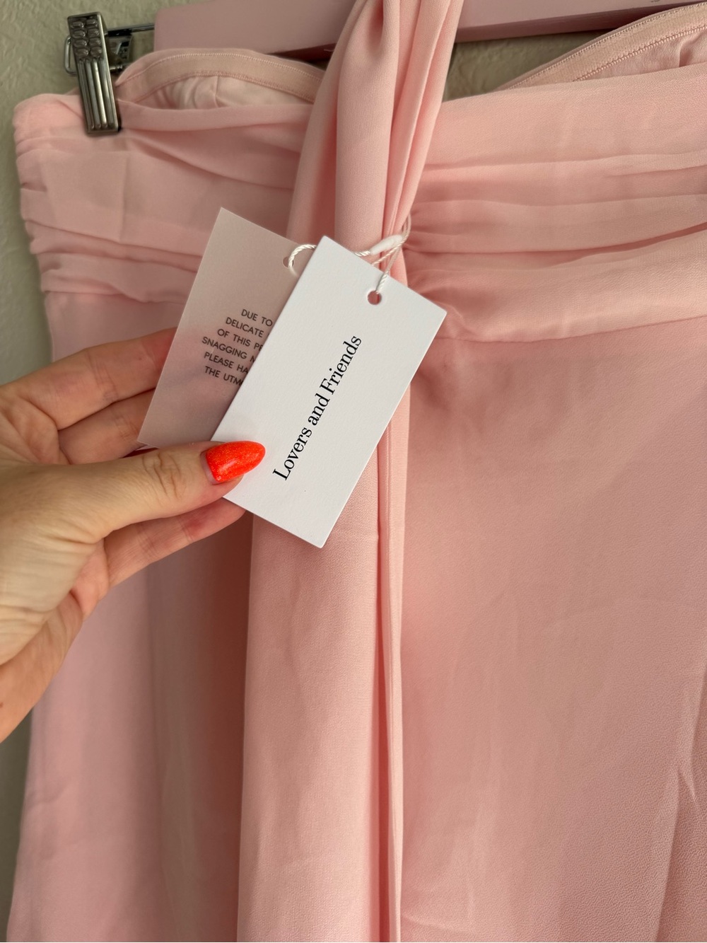 Lovers + Friends Gisele Mini Dress in Blush Pink - Picture 8 of 9